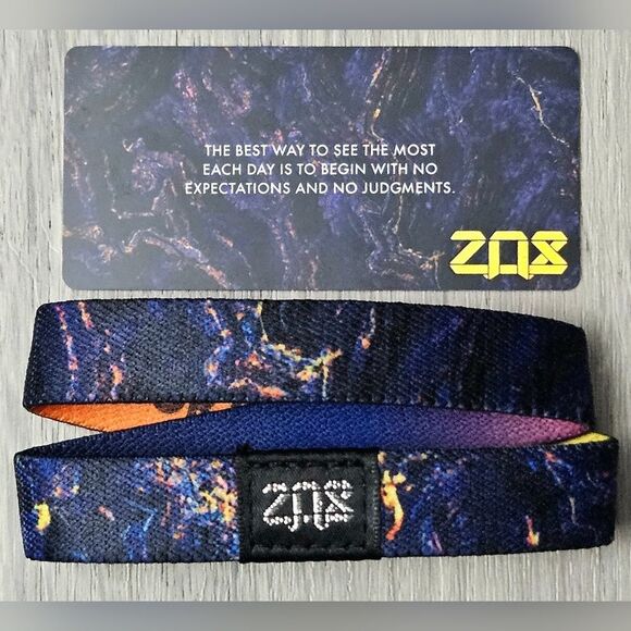 ZOX "ONE DAY OR DAY ONE" #8791 New medium VINTAGE DOUBLE collectible wristband - Picture 3 of 3